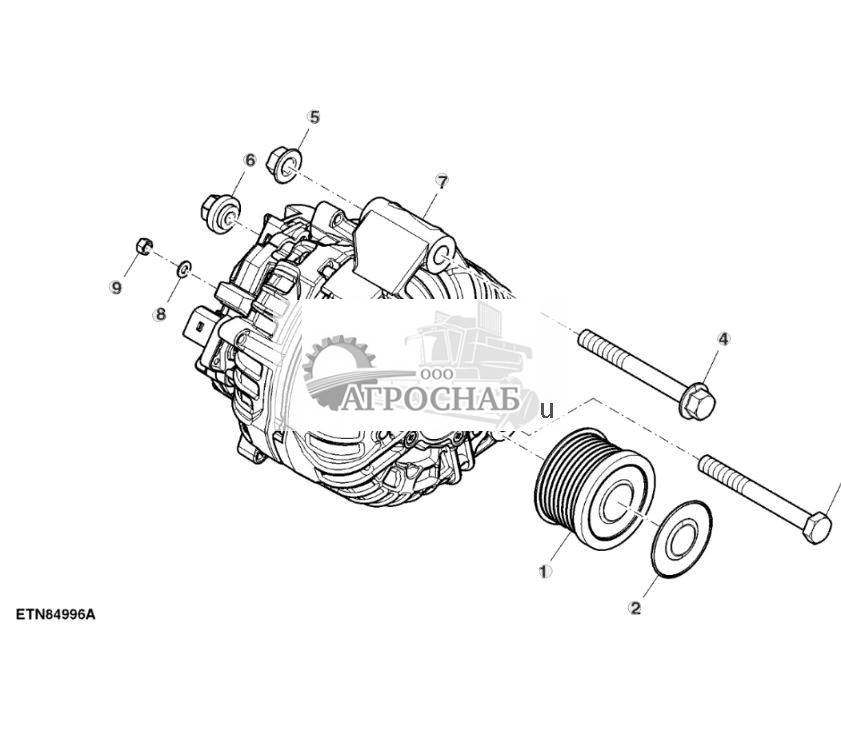 Генератор переменного тока, 14 V  200 А - ST772764 856.jpg